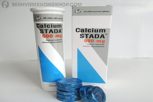 Dùng thuốc Calcium STADA