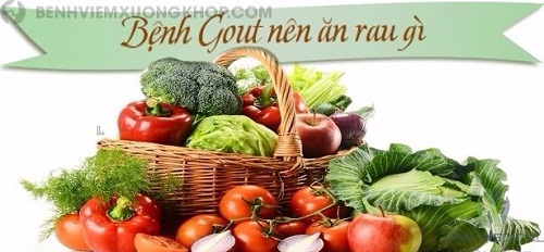 các món ăn từ rau củ quả trị bệnh gout