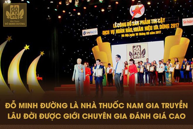 Nhà thuốc Đỗ Minh Đường vinh dự nhận giải thưởng do người tiêu dùng bình chọn