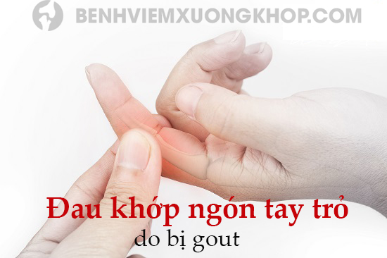 Đau khớp ngón tay trỏ khi bị bệnh gout
