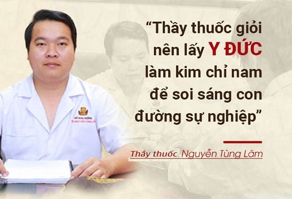 Bác sĩ Nguyễn Tùng Lâm - PGĐ chuyên môn nhà thuốc Đỗ Minh Đường được người bệnh tin tưởng, kính trọng
