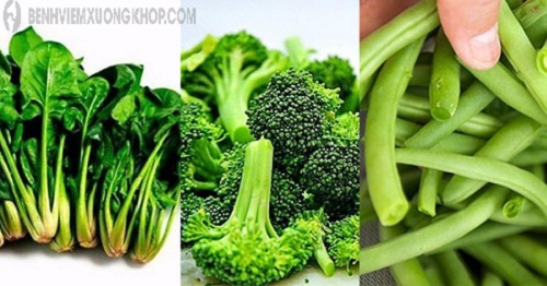 Chế độ ăn chay, người bệnh nên tăng cường rau xanh để bô sung canxi cho cơ thể
