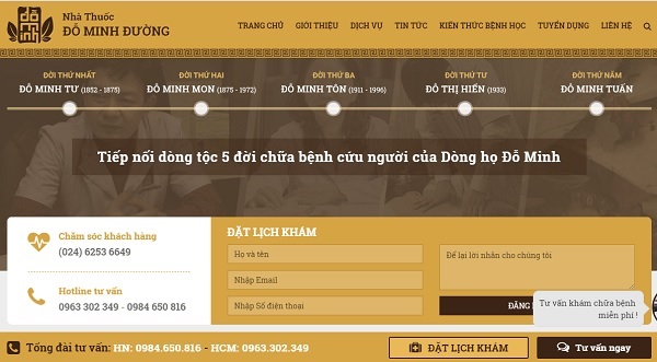 Cách thức liên hệ online đến Đỗ Minh Đường