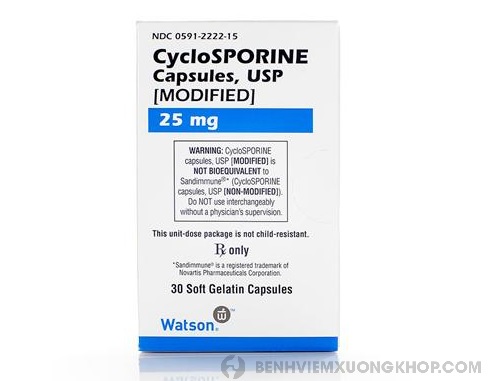 Thông tin thuốc Cyclosporin