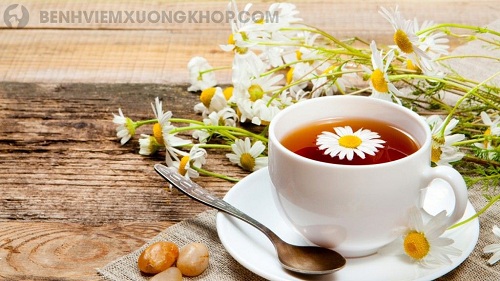 thảo dược trị thoái hóa cột sống trà hoa cúc
