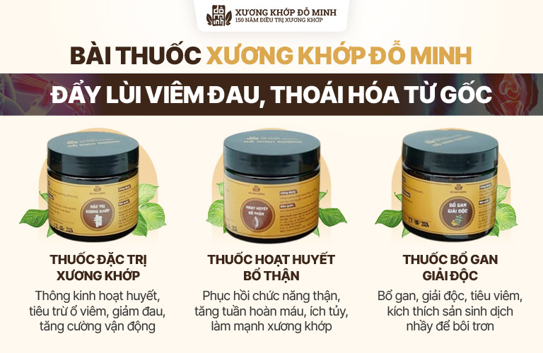 Liệu trình thuốc Xương khớp Đỗ Minh